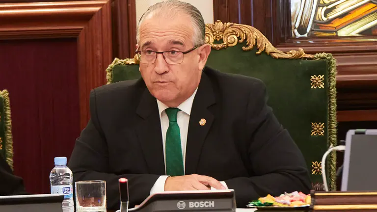 El pleno del Ayuntamiento de Pamplona celebra el Debate sobre el Estado de la Ciudad. IÑIGO ALZUGARAY