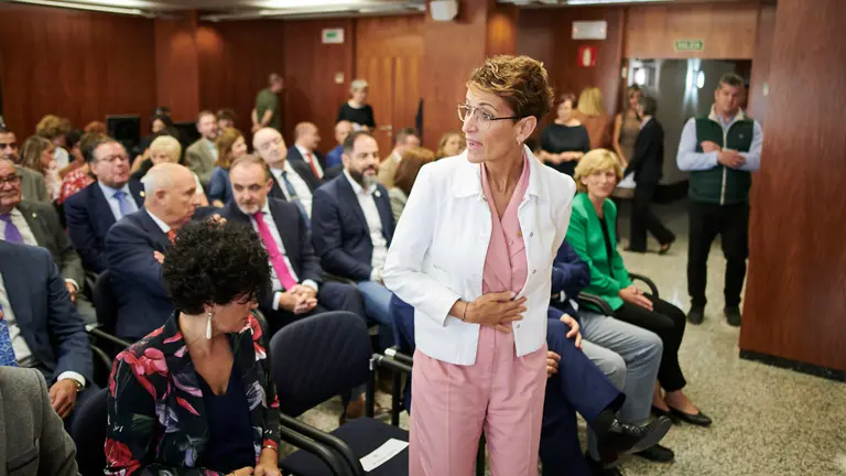 Acto de apertura del a&ntilde;o judicial en Navarra en el Palacio de Justicia. PABLO LASAOSA
