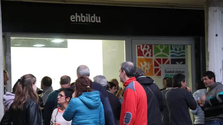 Sede de EH Bildu en Lecumberri. CEDIDA