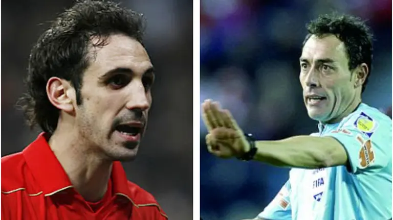 Foto montaje con una imagen de Juanfran (izda) y otra de Pérez Burrull (dcha). Navarra.com