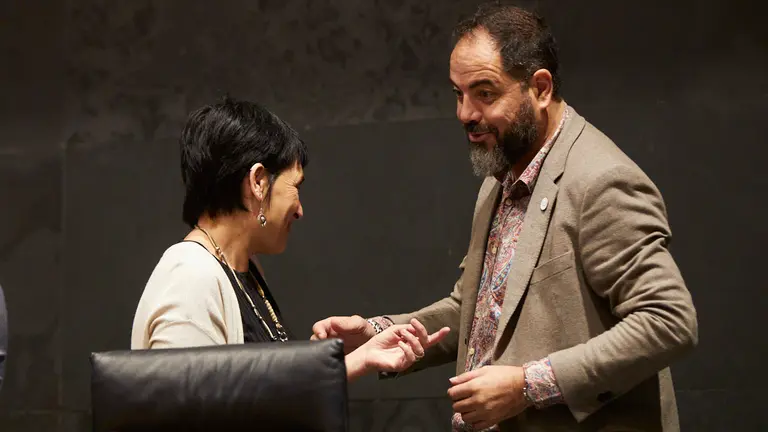 Pleno del Parlamento de Navarra. IÑIGO ALZUGARAY