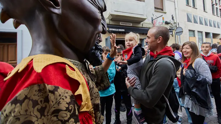Chupinazo de incio de las Fiestas de Villava 2022. IÑIGO ALZUGARAY
