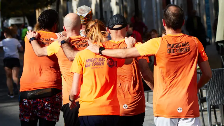 Celebración de la IX Carrera Solidaria Navarra en beneficio de ANFAS. IÑIGO ALZUGARAY