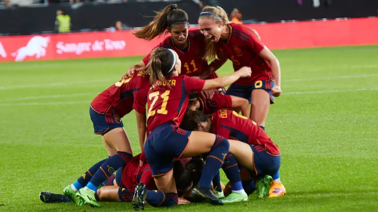 Partido amistoso de preparación para el Mundial de 2023 de fútbol femenino entre la selección de España y la Estados Unidos. IÑIGO ALZUGARAY