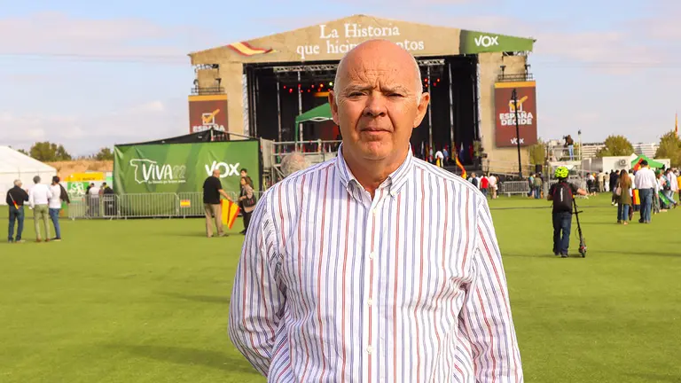 Emilio Jiménez, el presidente de Vox Navarra. VOX
