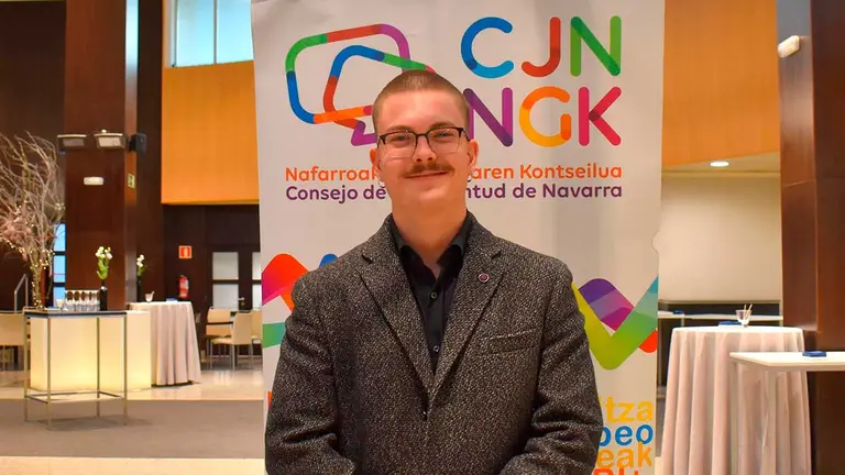 Pablo Lanaspa es el nuevo presidente del Consejo de la Juventud de Navarra. EUROPA PRESS