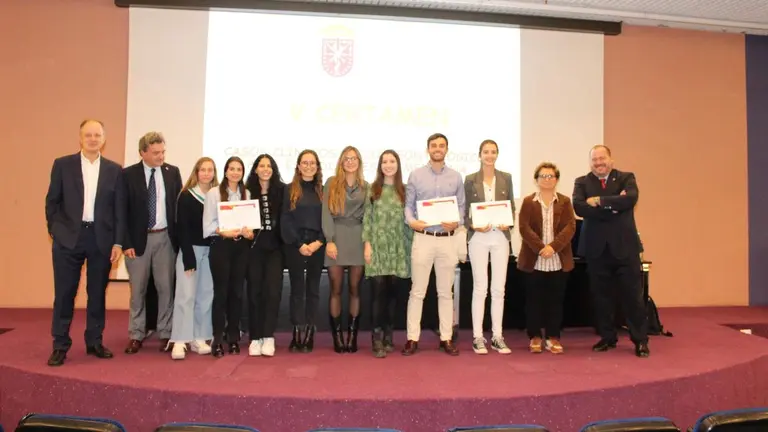 Los finalistas del certamen. COLEGIO DE MÉDICOS DE NAVARRA
