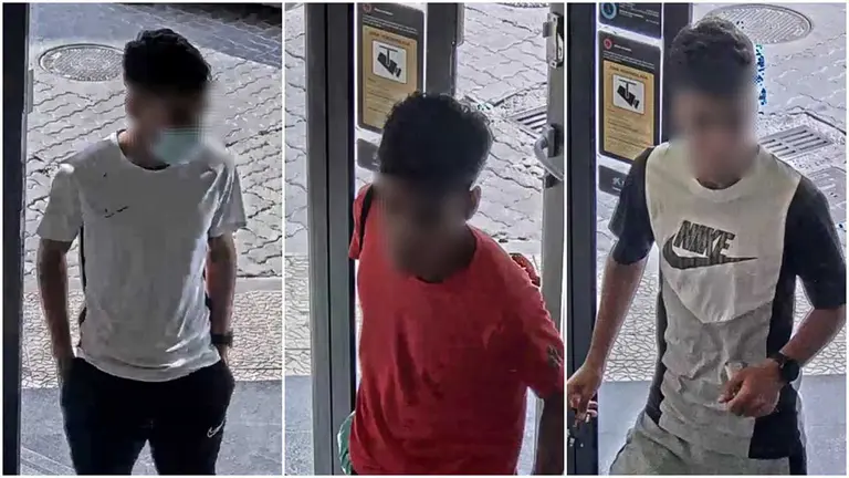 Imagen del acusado captada por las cámaras de seguridad.