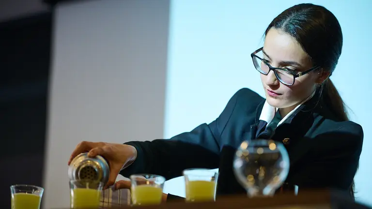 XL Campeonato de Coctelería celebrado en el hotel Alma de Pamplona. PABLO LASAOSA