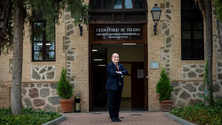 La funeraria más antigua de España está en Toledo y sigue gestionada por la misma familia, en su quinta generación,según explica a EFE en una entrevista José María San Román, gerente de la funeraria San Román, creada por su tatarabuelo Julian en 1846. EFE/Ángeles Visdómine