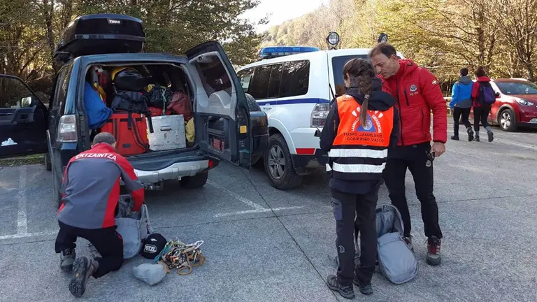 Localizado sin vida el montañero desaparecido en el Gorbea.