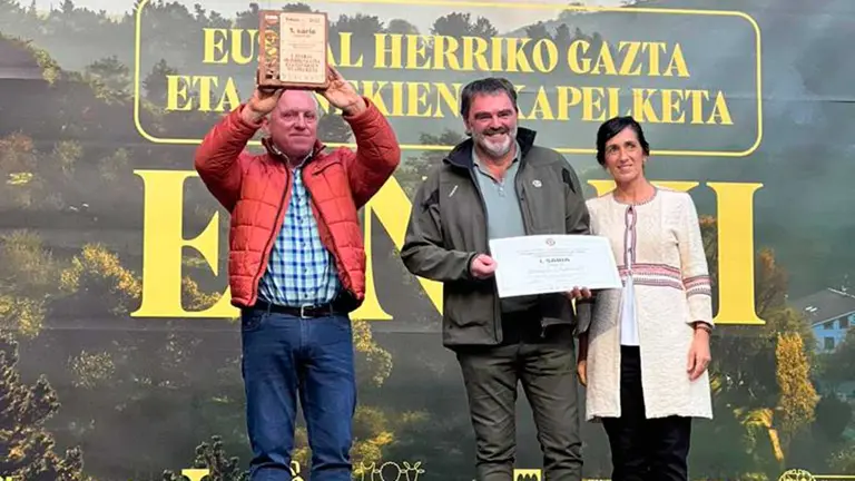 Aspace logró el primer premio en la modalidad de yogur en la feria Esneki. ASPACE