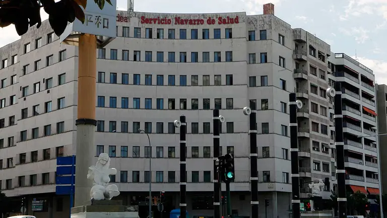 Edificio del Servicio Navarro de Salud Osasunbidea. ARCHIVO