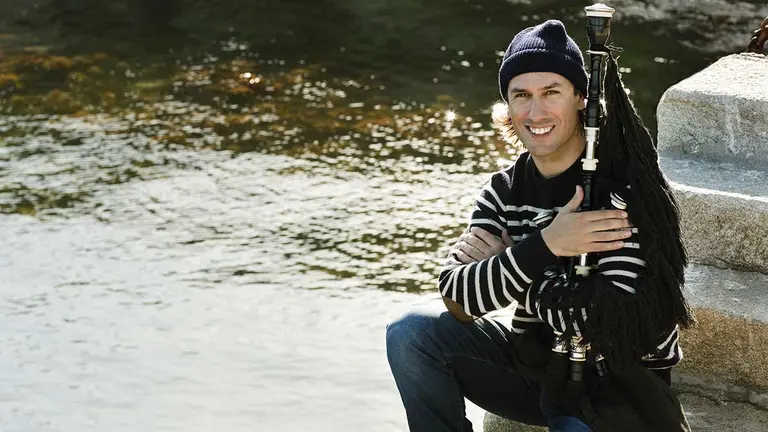 El gaitero Carlos Núñez. ARCHIVO