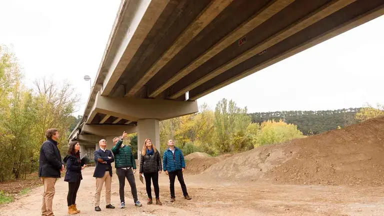 El puente de la A-15 a su paso por Landaben presentaba graves deficiencias. GOBIERNO DE NAVARRA