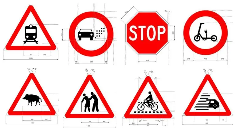Nuevas señales de tráfico que entrarán en funcionamiento en 2023. DGT