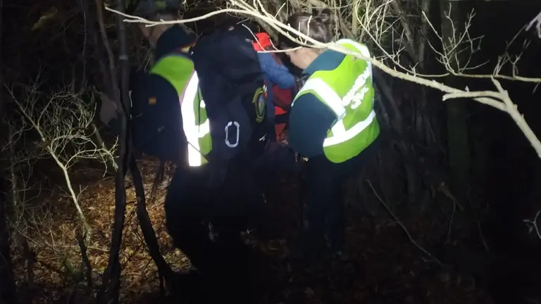 El hombre ha sido localizado en buen estado por los agentes de la Guardia Civil en Navarra. CEDIDA