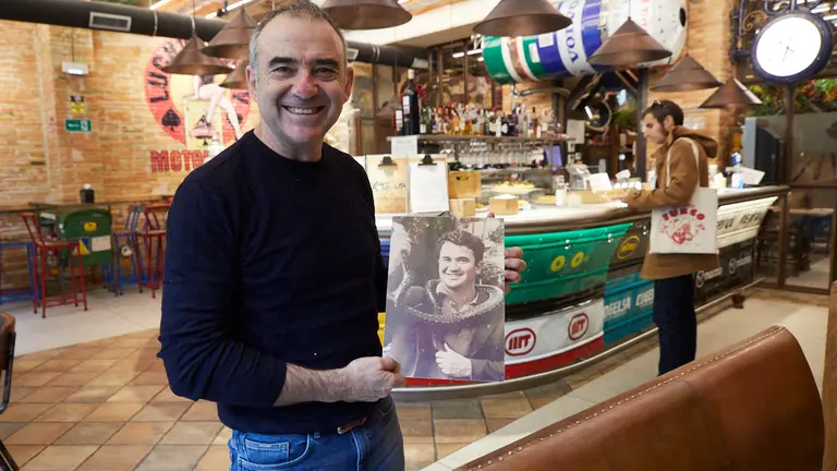 Bar Restaurante 'La Huerta del Chicha' en la calle Paulino Caballero 15 de Pamplona. IÑIGO ALZUGARAY