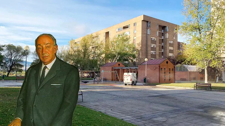 Plaza Félix Huarte en el barrio de Iturrama en Pamplona. NAVARRA.COM