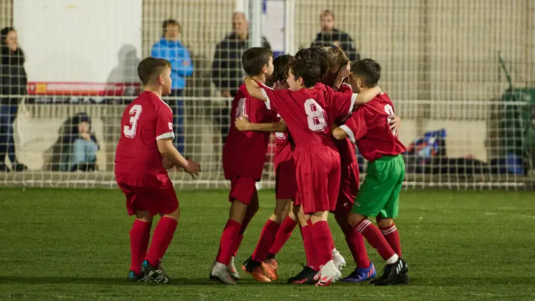 Partidos eliminatorios para acceder al torneo Interescolar de Osasuna. PABLO LASAOSA