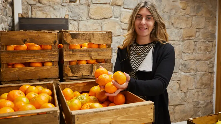 Tienda Natur Citrus AR, en la calle Santo Domingo número 21 de Pamplona. IÑIGO ALZUGARAY