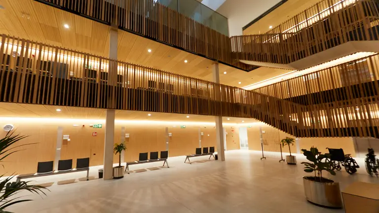 Nuevo centro de salud de Lezkairu en Pamplona. IÑIGO ALZUGARAY