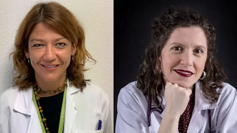 A la izquierda Lourdes Mateu, coordinadora de la Unidad de Covid Persistente del Hospital Germans Trias i Pujol. A la derecha Gema María Lledó Ibáñez, responsable de la Consulta Post-Covid (post-covid condition) del Hospital Clínic de Barcelona. CEDIDA