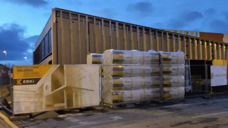 Obras en el centro de jubilados de Orcoyen. CEDIDA