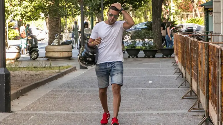 Imagen de archivo de Ángel Boza llegando a los juzgados de Sevilla. JESÚS PRIETO / EUROPA PRESS / ARCHIVO