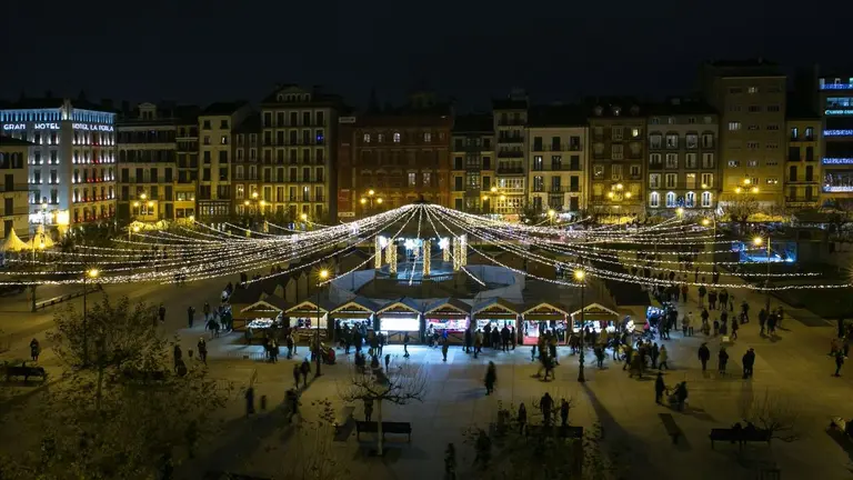 l Ayuntamiento de Pamplona licita el contrato de la iluminación y decoración navideñas para los dos próximos años - AYUNTAMIENTO DE PAMPLONA / ARCHIVO