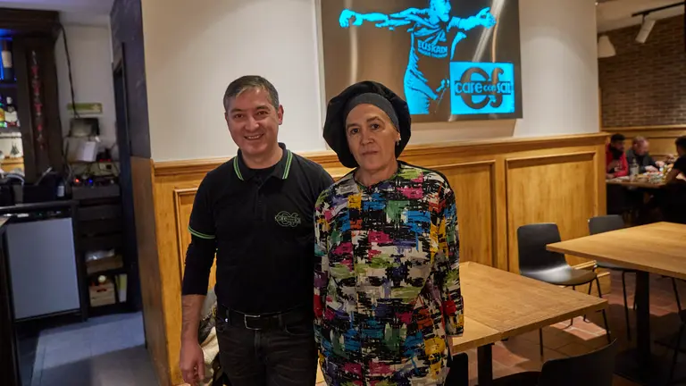 Café con Sal, en la calle Juan de Labrit 29 de Pamplona. IÑIGO ALZUGARAY