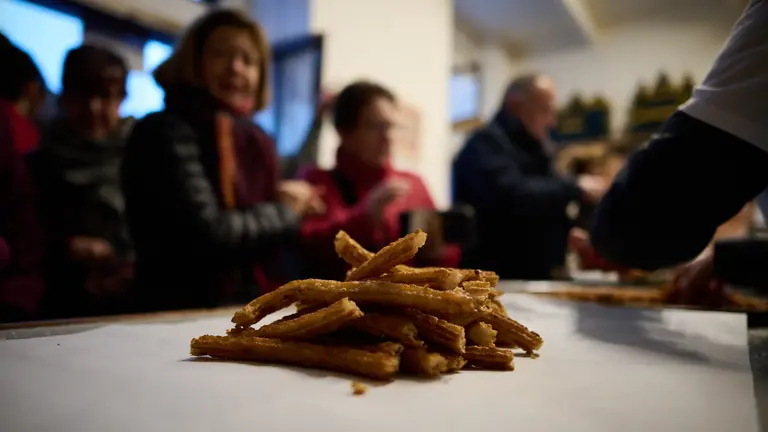 La mítica churrería La Mañueta celebra su 150 aniversario. PABLO LASAOSA