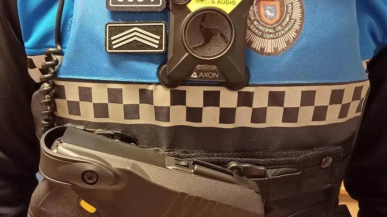 La Policía Municipal de Pamplona usará dispositivos eléctricos de control. POLICÍA MUNICIPAL DE PAMPLONA