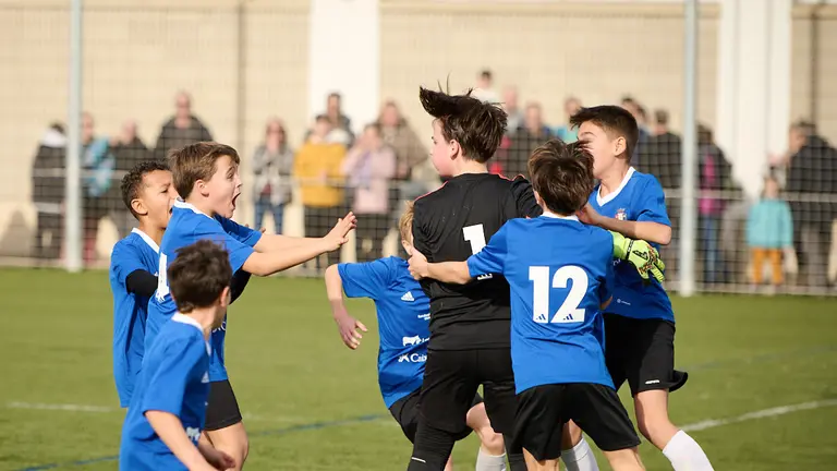 Vígen Blanca se enfrenta a Santa Ana en dieciseisavos de final del torneo interescolar 2022. PABLO LASAOSA