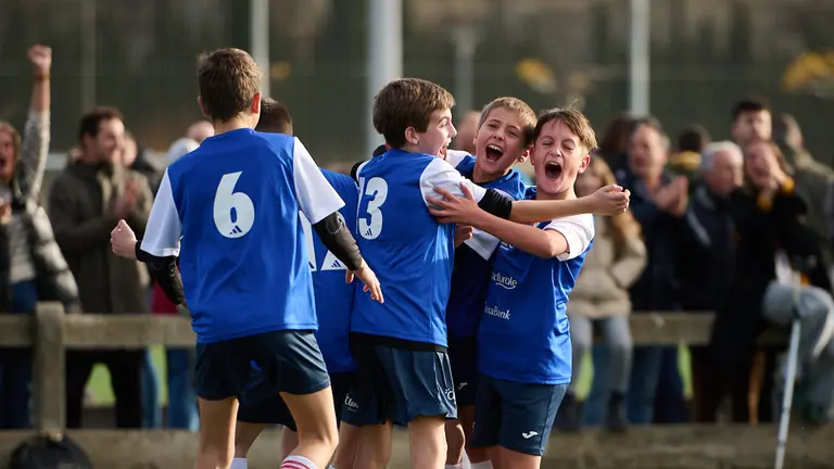 San Ignacio se enfrenta a Larraona Claret en dieciseisavos de final del torneo interescolar 2022. PABLO LASAOSA