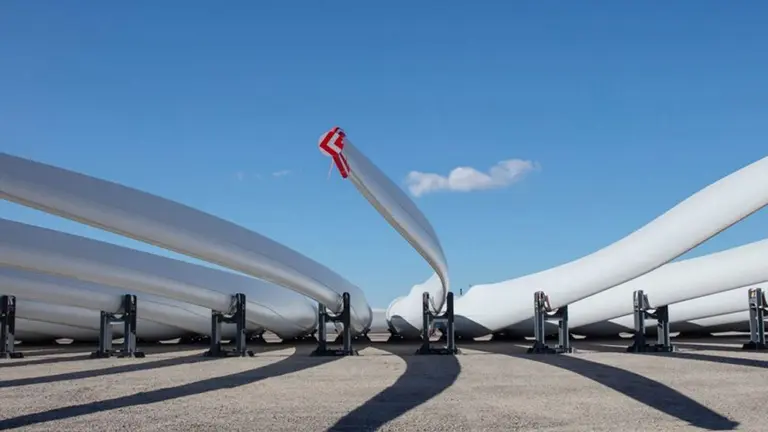 La empresa Energyloop instalará una planta de reciclaje de palas eólicas en Cortes que generará 100 puestos de trabajo. ENERGYLOOP