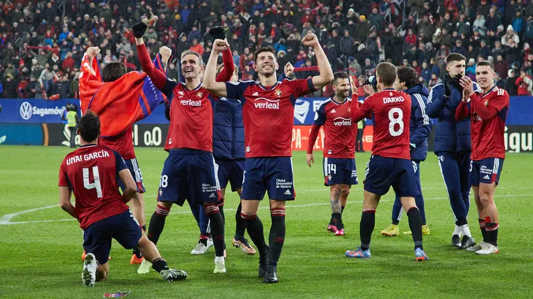 Partido de cuartos de final de la Copa del Rey entre CA Osasuna y Sevilla FC disputado en el estadio de El Sadar. IÑIGO ALZUGARAY