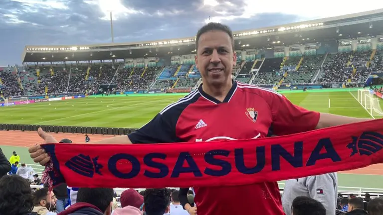 Said Benhlal en la final del Mundial de clubes en Rabat. Cedida.