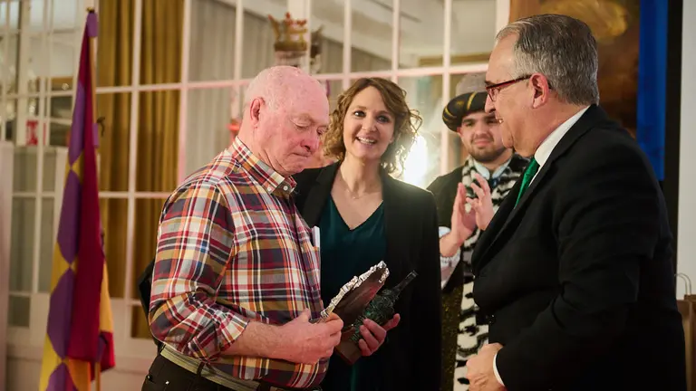 Ceremonia de clausura y entrega de premios de la Asociación Cabalgata Reyes Magos de Pamplona. PABLO LASAOSA