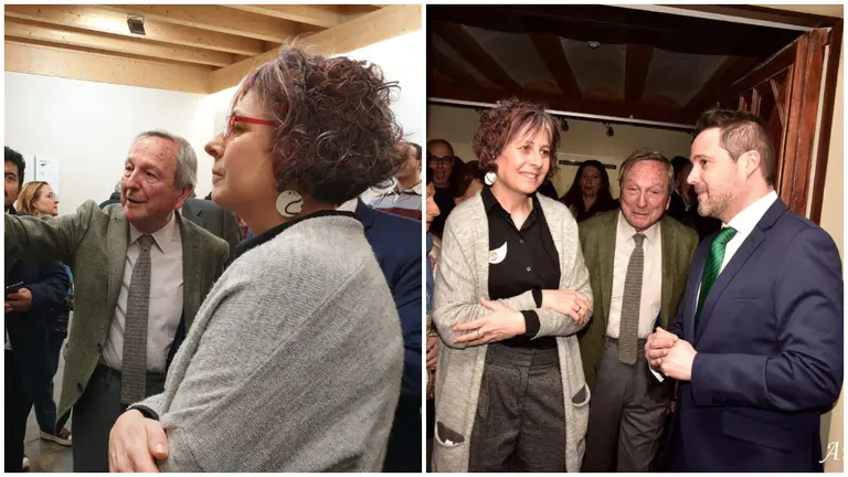 El Gobierno de Navarra borra a Alejandro Toquero (UPN) de las fotos de la visita institucional del Ejecutivo a Tudela por una exposición del arquitecto Rafael Moneo.