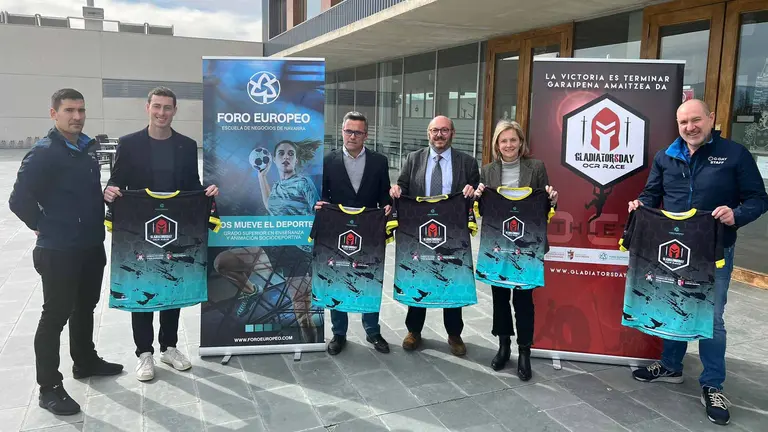 Presentación de la Gladiator´s Day en Cizur Menor. CEDIDA