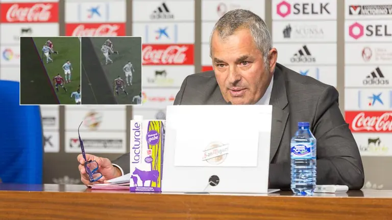 El director general de Osasuna, Fran Canal, analiza la demanda presentada por el ex pre-candidato a la presidencia de la entidad, Juan Ramón Lafón (35). IÑIGO ALZUGARAY (1)