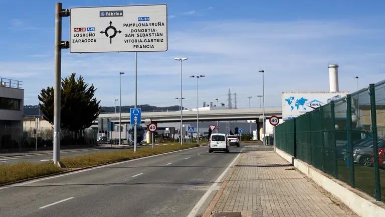 Polígono Industrial de Landaben en Pamplona. IÑIGO ALZUGARAY