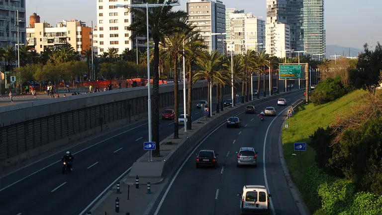 Ronda Litoral de Barcelona. ELEMAKI / WIKIMEDIA COMMONS