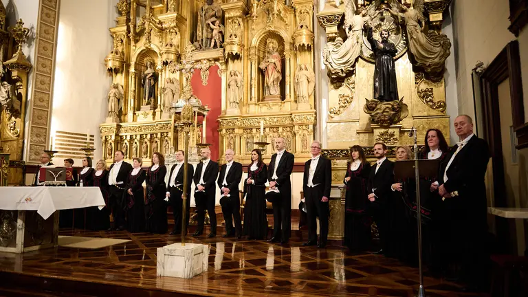 Procesion de las Cinco Llagas duante la Semana Santa 2023 en Pamplona. PABLO LASAOSA