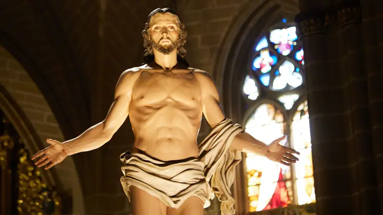 Procesión del Domingo de Resurreción en Pamplona. IÑIGO ALZUGARAY