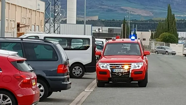 Accidente laboral en Orcoyen. BOMBEROS DE NAVARRA