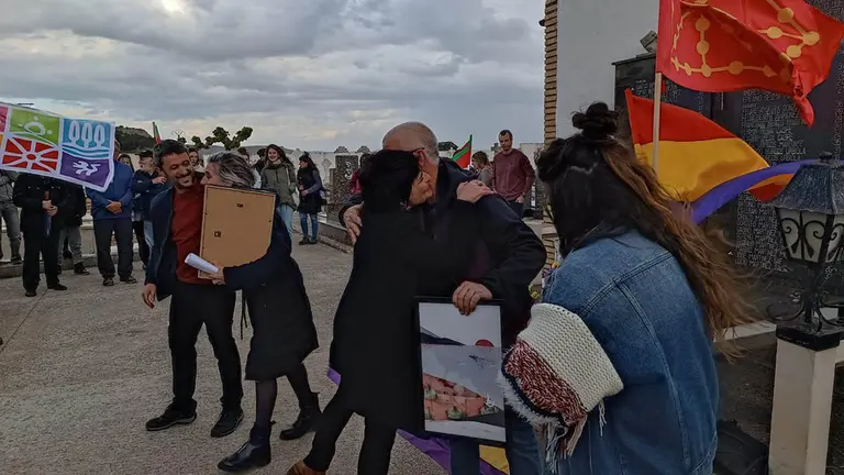 Acto de EH Bildu en Sartaguda en homenaje al aniversario de la II República. EH BILDU