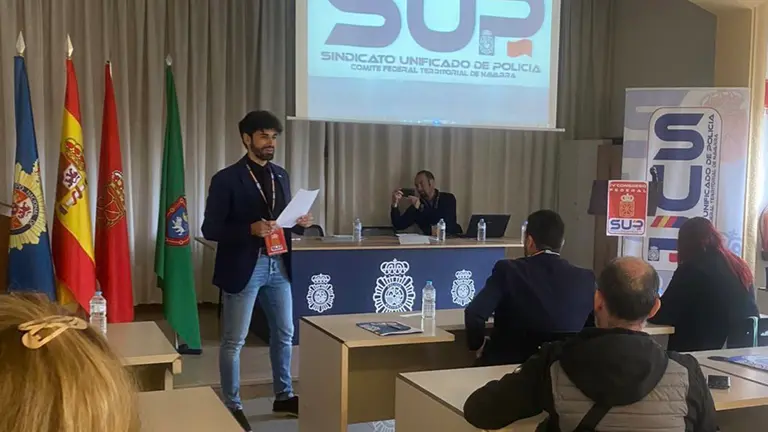 Eduardo Riballo, reelegido secretario general del Comité Ejecutivo Federal del SUP Navarra. SUP NAVARRA