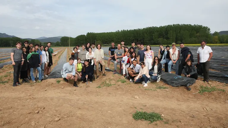 Alumnos del Basque Culinary Center han hecho una visita a Navarra. CEDIDA